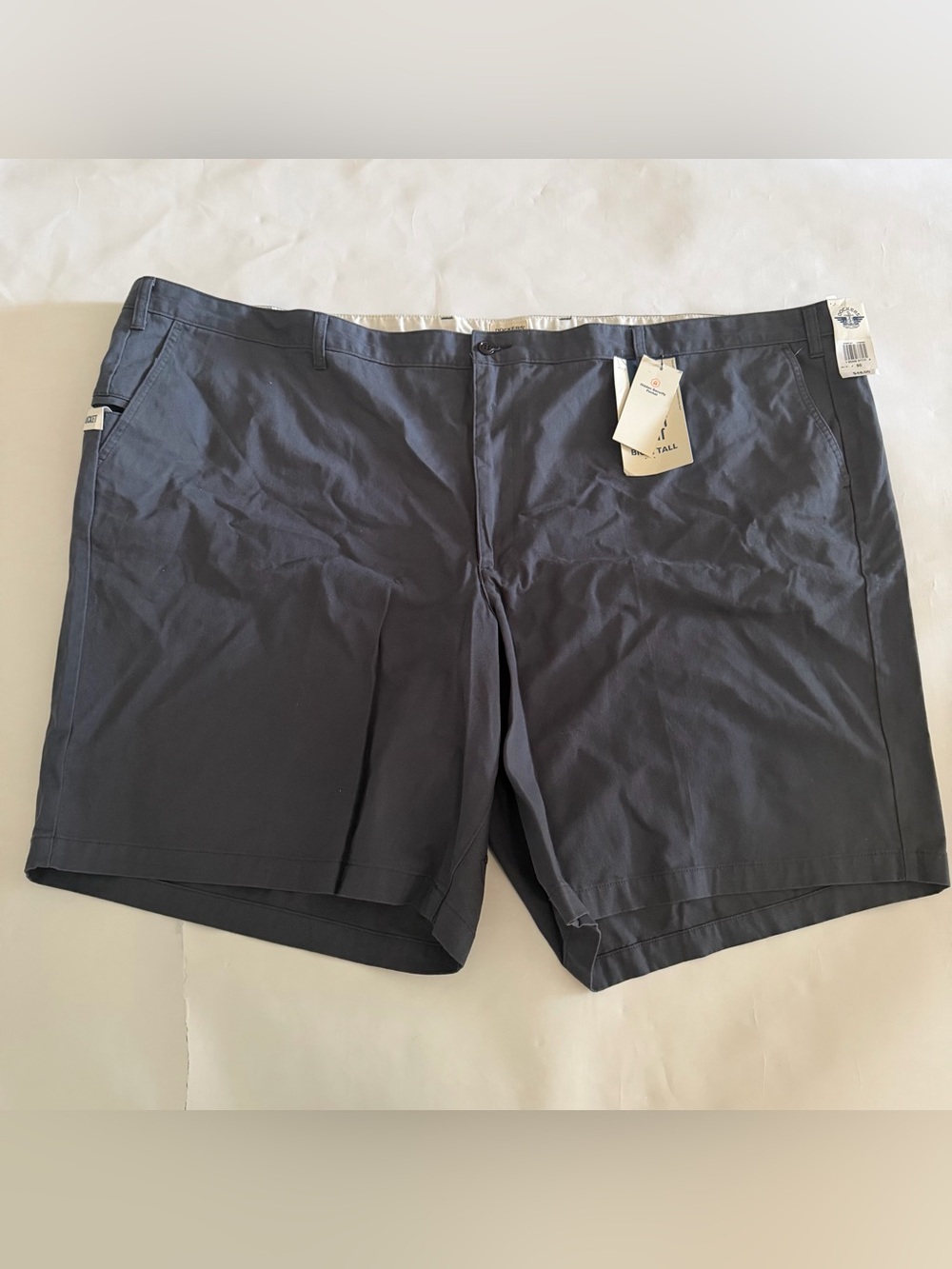 Dockers Gray Big and Tall Men’s Waistband Shorts